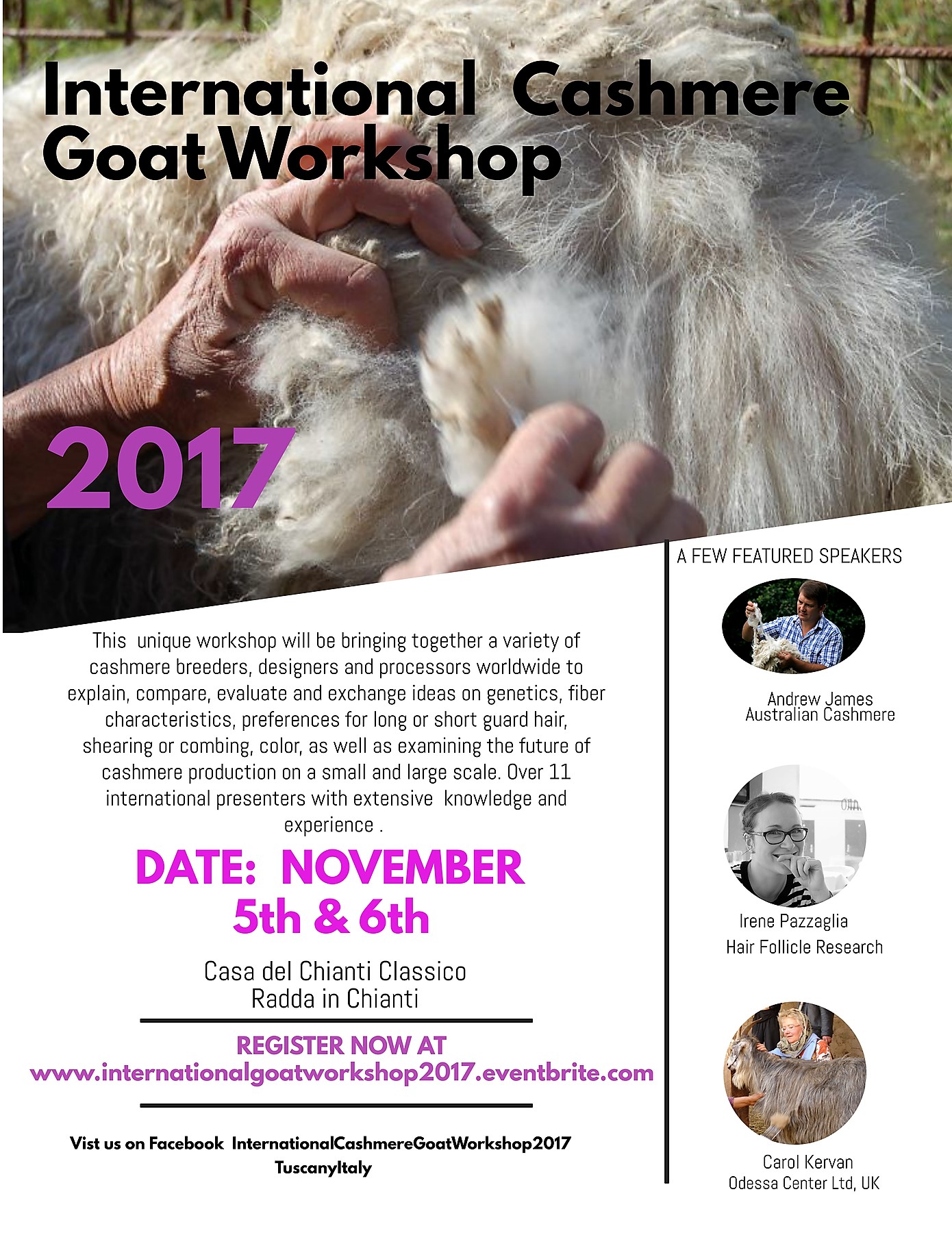 International Cashmere Goat Workshop